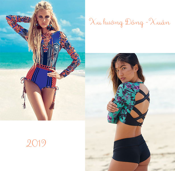 thời trang đồ bơi Đông  - Xuân 2019