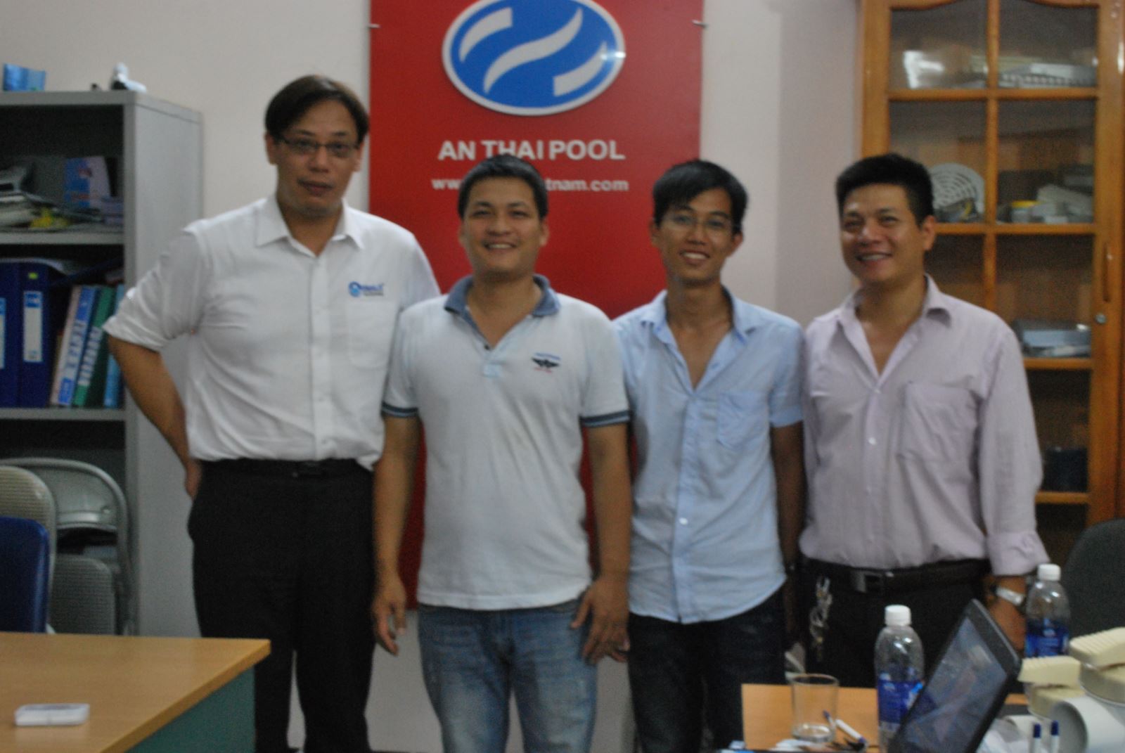Ban giám đốc công ty An Thái cùng đối tác kinh doanh đến từ Hong Kong