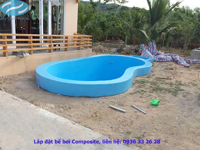 Lắp đặt bể bơi Composite tiết kiệm chi phí