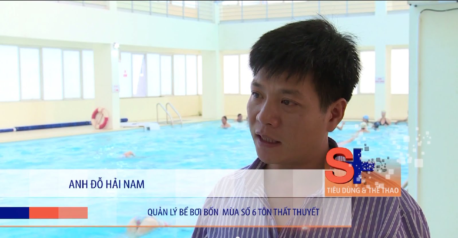 Anh. Đỗ Hải Nam-( Quản lý bể bơi 4 mùa) cho biết chi phí hoạt động bể bơi 